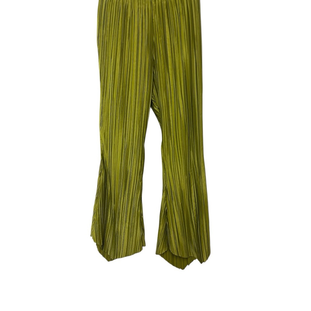 Cult Gaia Green Pleated Kiera Pants XS - Picture 2 of 6